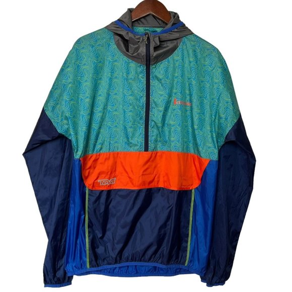 cotopaxi Other - Cotopaxi Teva Colorblock Water Repellant Half Zip Windbreaker Jacket Size Mens L